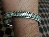 Sikh Kara Taati Vao Na Lagai Gurbani engraved Bangle Stainless Steel Brass Kada K17R Bani Smooth Unisex Singh Kaur design