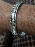 Sikh Kara Taati Vao Na Lagai Gurbani engraved Bangle Stainless Steel Brass Kada K17R Bani Smooth Unisex Singh Kaur design