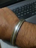 Sikh Kara Taati Vao Na Lagai Gurbani engraved Bangle Stainless Steel Brass Kada K17R Bani Smooth Unisex Singh Kaur design