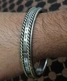 Sikh Kara Taati Vao Na Lagai Gurbani engraved Bangle Stainless Steel Brass Kada K17R Bani Smooth Unisex Singh Kaur design