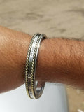 Sikh Kara Taati Vao Na Lagai Gurbani engraved Bangle Stainless Steel Brass Kada K17R Bani Smooth Unisex Singh Kaur design