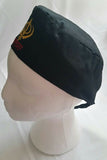 Sikh Patka Punjabi Black Bandana Kids infants baby pathka khanda Head wrap gear - Two Strings