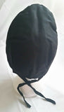 Sikh Patka Punjabi Black Bandana Kids infants baby pathka khanda Head wrap gear - Two Strings