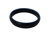 Black Kara Sarbloh Kada Pure Iron Round Smooth Sikh Bangle Singh Kaur Khalsa J17 Unisex Bracelet
