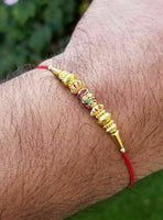 Hindu red thread evil eye protection stunning bracelet luck talisman amulet ll23