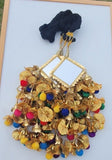 Indian punjabi parandi mehndi jaago mirror bridal patiala paranda hair braid bb2