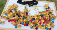 Indian punjabi parandi mehndi jaago mirror bridal patiala paranda hair braid bb2