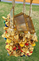 Indian punjabi parandi mehndi jaago mirror bridal patiala paranda hair braid bb2