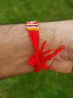 Hindu red thread evil eye protection stunning bracelet luck talisman amulet ll4