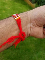 Hindu red thread evil eye protection stunning bracelet luck talisman amulet ll4