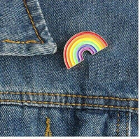 Hope nhs keyworker thank you doctor nurse rainbow enamel metal pin badge lapel d