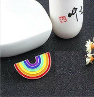 Hope nhs keyworker thank you doctor nurse rainbow enamel metal pin badge lapel d