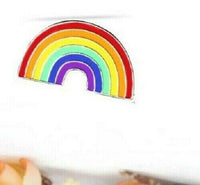 Hope nhs keyworker thank you doctor nurse rainbow enamel metal pin badge lapel d
