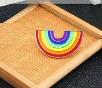 Hope nhs keyworker thank you doctor nurse rainbow enamel metal pin badge lapel d