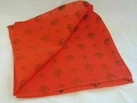Sikh punjabi singh kaur orange khalsa khandas bandana head wrap gear rumal za2