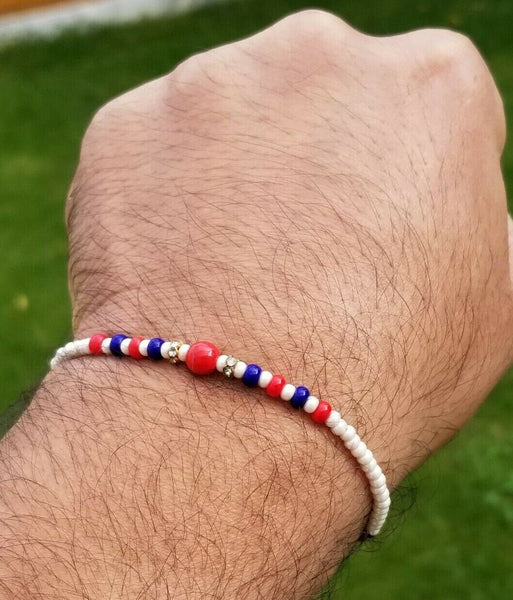 Hindu red thread evil eye protection stunning bracelet luck talisman amulet ll13