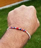 Hindu red thread evil eye protection stunning bracelet luck talisman amulet ll13