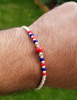 Hindu red thread evil eye protection stunning bracelet luck talisman amulet ll13