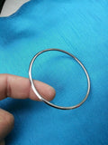 Stunning stainless steel very thin sikh kara bracelet bangle punjabi kada z10