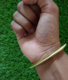 Brass Sun Kara Sikh Singh Kada Gold Look  Khalsa Hindu Healing Chakri Bangle N8