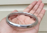 Sikh Sarbloh Kara Smooth Flat Kada Singh Bracelet Kaur Punjabi Khalsa Bangle N12