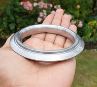 Sarbloh Chakri Kara One Edge Kada Iron Sikh Singh Kaur Khalsa Taksali Bangle Y8