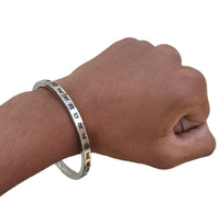 Gurmukhi Punjabi Kara Singh Kaur Khalsa Smooth Flat Stainless Steel Sikh Kada Y1