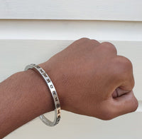 Gurmukhi Punjabi Kara Singh Kaur Khalsa Smooth Flat Stainless Steel Sikh Kada Y1