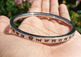 Gurmukhi Punjabi Kara Singh Kaur Khalsa Smooth Flat Stainless Steel Sikh Kada Y1