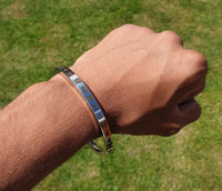 Gurmukhi Punjabi Kara Singh Kaur Khalsa Smooth Flat Stainless Steel Sikh Kada Y1