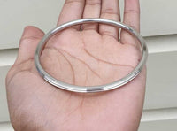 Stainless Steel Kara Sikh Bangle Singh Kaur Lines Kada Punjabi Bracelet Y13 New