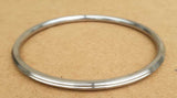 Stainless Steel Kara Sikh Bangle Singh Kaur Lines Kada Punjabi Bracelet Y13R New Unisex Dori Karha