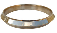 Brass Edge Kara Sikh Singh Kaur Khalsa Gold Look Bangle Collar Kada Bracelet Z11