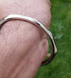 Stainless Steel Kara Diamond Cut Sikh Kada Khalsa Bangle Singh Kaur Punjabi L9R Bracelet