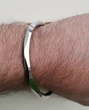 Stainless Steel Kara Diamond Cut Sikh Kada Khalsa Bangle Singh Kaur Punjabi L9R Bracelet