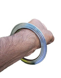 Sikh Kara Chakri Stainless Steel Kada Singh Kaur Bangle Punjabi Bracelet E17