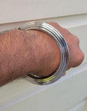 Sikh Kara Chakri Stainless Steel Kada Singh Kaur Bangle Punjabi Bracelet E17