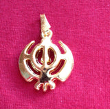 Stunning silver or gold plated small or medium legend khanda pendant gifts xmas