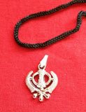 Stunning silver or gold plated small or medium legend khanda pendant gifts xmas