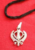 Stunning silver or gold plated small or medium legend khanda pendant gifts xmas
