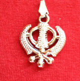 Stunning silver or gold plated small or medium legend khanda pendant gifts xmas