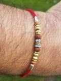 Hindu red thread evil eye protection stunning bracelet luck talisman amulet fg1