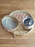 Hindu fast worship karva chauth vrat thali set special pooja karwa vrata katha c