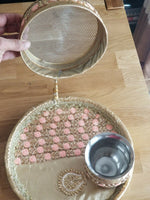 Hindu fast worship karva chauth vrat thali set special pooja karwa vrata katha c