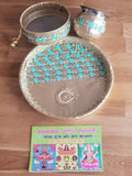 Hindu fast worship karva chauth vrat thali set special pooja karwa vrata katha e
