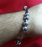 Meditation praying steel beads buddhism hindu muslim sikh singh simarana kara b9