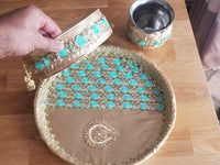 Hindu fast worship karva chauth vrat thali set special pooja karwa vrata katha e