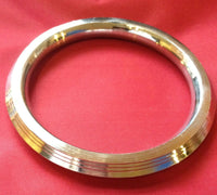 Shiny stainless steel seven lines sikh singh kaur khalsa kara sikh bracelet j12