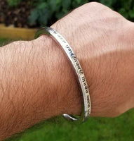 Mool Mantar Kara Singh Kaur Khalsa Smooth Flat Stainless Steel Sikh Kada Kura L1G Karra Karha Bangle Sikhi Sikhism