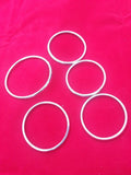 Unisex stunning stainless steel thin 3 line karas sikh bracelets kids infants